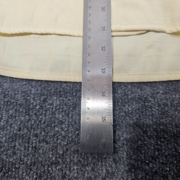 Joe Marlin Extra Large XL Yellow Short Sleeve Button Up Hawaiian Shirt - Picture 8 of 9